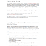 Datenschutzerklärung zum offline Gebrauch